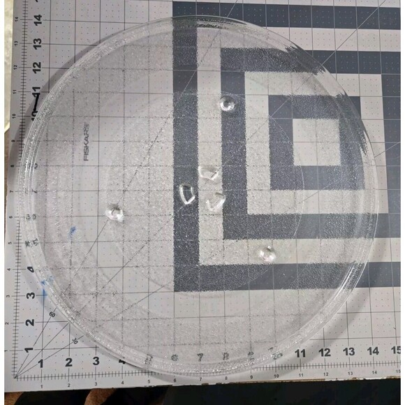 15" Microwave Plate Round Glass Tray Turntable Replacement Dish Clear Y27 1500 - Picture 10 of 10